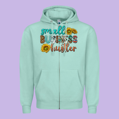 Zipper Hoodie small business hustler