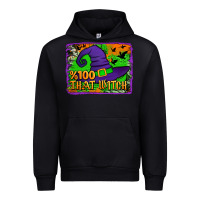 Black Witch's Hat 100 That Witch Urban Hoodie - Jasminsmagicworld