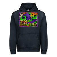 Navy Witch's Hat 100 That Witch Urban Hoodie - Jasminsmagicworld