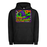 Pigment Black Witch's Hat 100 That Witch Urban Hoodie - Jasminsmagicworld