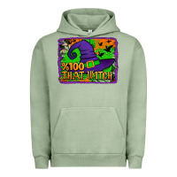 Pigment Oil Green Witch's Hat 100 That Witch Urban Hoodie - Jasminsmagicworld