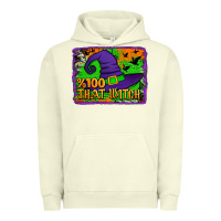 Pigment Pistachio Witch's Hat 100 That Witch Urban Hoodie - Jasminsmagicworld