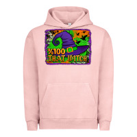 Pigment Salmon Witch's Hat 100 That Witch Urban Hoodie - Jasminsmagicworld