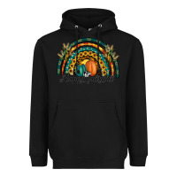 Black happy fall y'all rainbow Heavyweight Hoodie - RanaPortraitStore