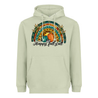Matcha happy fall y'all rainbow Heavyweight Hoodie - RanaPortraitStore