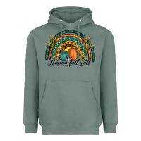 Sage happy fall y'all rainbow Heavyweight Hoodie - RanaPortraitStore