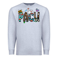 Heather Grey pacu Premium Sweatshirt - CowhideDigitalArt