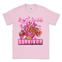 Bubblegum Pink Breast Cancer survivor afro girl sneakers Classic Tee - RanaPortraitStore