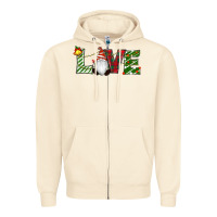 Sandshell Christmas Love Gnome Zipper Hoodie - RanaPortraitStore