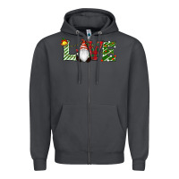 Smoke Christmas Love Gnome Zipper Hoodie - RanaPortraitStore
