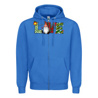 True Royal Christmas Love Gnome Zipper Hoodie - RanaPortraitStore