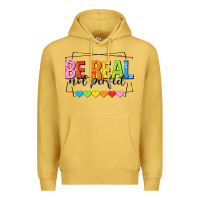Antique Gold be real not perfect Premium Hoodie - NancyCooperArtShop