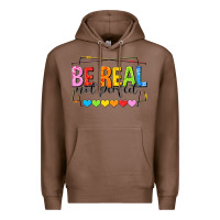 Chestnut be real not perfect Premium Hoodie - NancyCooperArtShop
