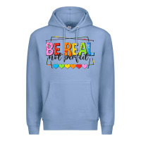 Colony Blue be real not perfect Premium Hoodie - NancyCooperArtShop