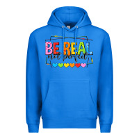 True Royal be real not perfect Premium Hoodie - NancyCooperArtShop