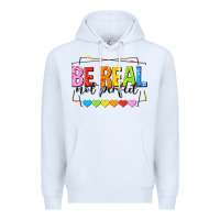 White be real not perfect Premium Hoodie - NancyCooperArtShop