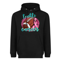 Black Tackle Cancer Football Heavyweight Hoodie - texasbilliewilder