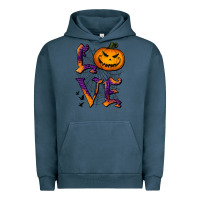Pigment Midnight Navy Love Halloween Urban Hoodie - Jasminsmagicworld