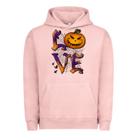 Pigment Salmon Love Halloween Urban Hoodie - Jasminsmagicworld