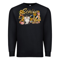 Black senior 2024 Premium Sweatshirt - RacoonDesign