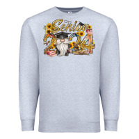 Heather Grey senior 2024 Premium Sweatshirt - RacoonDesign