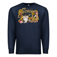 Navy senior 2024 Premium Sweatshirt - RacoonDesign