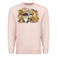 Pale Pink senior 2024 Premium Sweatshirt - RacoonDesign