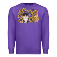 Purple senior 2024 Premium Sweatshirt - RacoonDesign