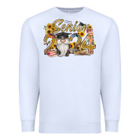 White senior 2024 Premium Sweatshirt - RacoonDesign
