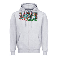 Christmas Love Windmill Zipper Hoodie | Teevron
