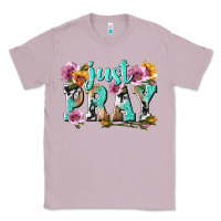 Lilac just pray Classic Tee - texasbilliewilder