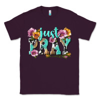 Plum just pray Classic Tee - texasbilliewilder