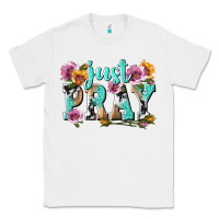 White just pray Classic Tee - texasbilliewilder