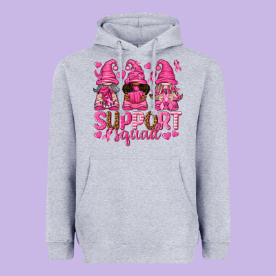 Support Squad With Gnomes Heavyweight Hoodie Designed By Texasbilliewilder
