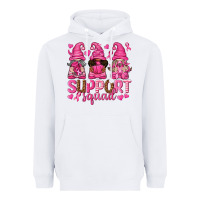 White Support Squad with Gnomes Heavyweight Hoodie - texasbilliewilder