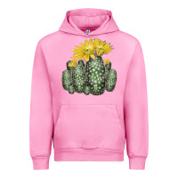 Fuchsia Pink texas rainbow cactus Urban Hoodie - LillyAllenDesigns
