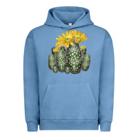 Pigment Pebble Blue texas rainbow cactus Urban Hoodie - LillyAllenDesigns