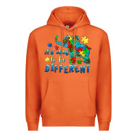 Carrot it's okay to be different elephant autism awareness Premium Hoodie - BarkalooDesign