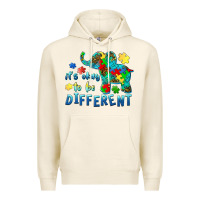 Tofu it's okay to be different elephant autism awareness Premium Hoodie - BarkalooDesign