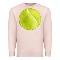 Pale Pink tennis ball fa element 2 Premium Sweatshirt - FaDigitalArtStudio
