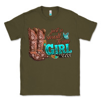 Army Green justas malltown girlie Classic Tee - texasbilliewilder