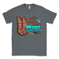 Charcoal Heather justas malltown girlie Classic Tee - texasbilliewilder
