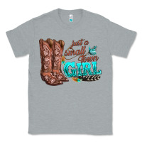 Heather Grey justas malltown girlie Classic Tee - texasbilliewilder