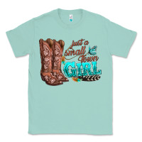 Seafoam justas malltown girlie Classic Tee - texasbilliewilder