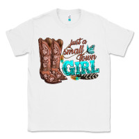 White justas malltown girlie Classic Tee - texasbilliewilder