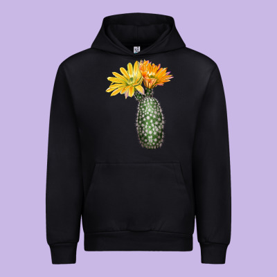 Texas Rainbow Cactus Urban Hoodie Designed By Lillyallendesigns