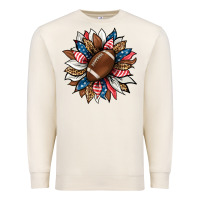 Sandshell american football sunflower Premium Sweatshirt - HRA Design Shop