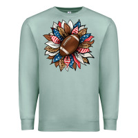 Seafoam american football sunflower Premium Sweatshirt - HRA Design Shop
