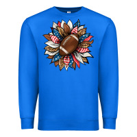 True Royal american football sunflower Premium Sweatshirt - HRA Design Shop