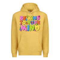 Antique Gold be kind to your mind Premium Hoodie - NancyCooperArtShop